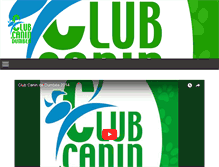 Tablet Screenshot of clubcanindedumbea.com